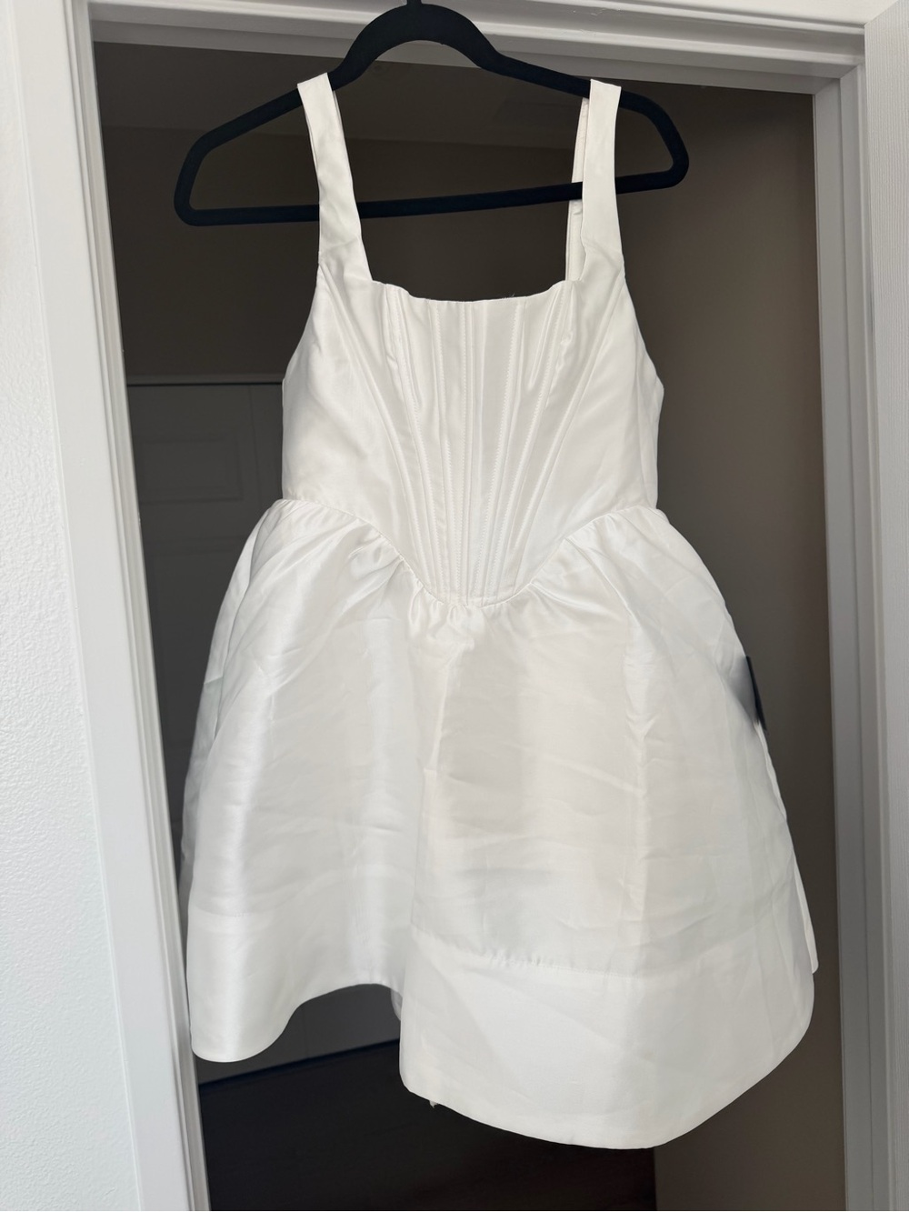 Lulu's White Sleeveless Party Dress